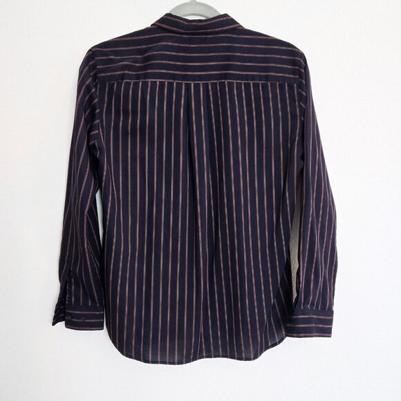 Rayon blouse in stripe - Picture 2 of 2